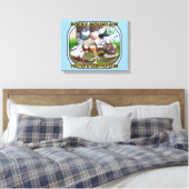Rocky Mountain Club Logo Canvas Afdruk (Insitu (Slaapkamer))