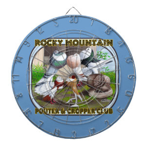 Rocky Mountain Club Logo Dartbord