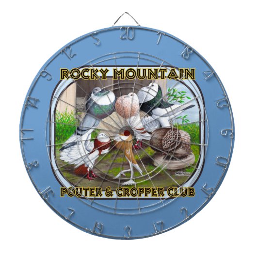 Rocky Mountain Club Logo Dartbord (Voorkant)