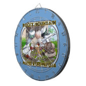 Rocky Mountain Club Logo Dartbord (Voorkant Rechts)