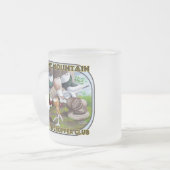 Rocky Mountain Club Logo Matglas Koffiemok (Voorkant links)