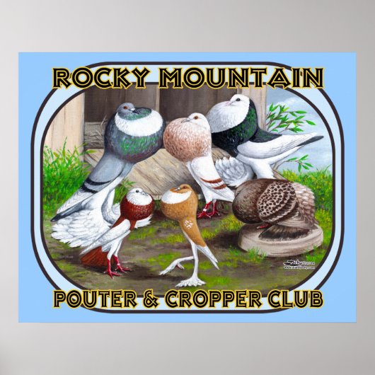 Rocky Mountain Club Logo Poster (Voorkant)