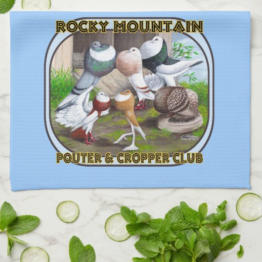Rocky Mountain Club Logo Theedoek (Gevouwen)