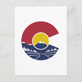Rocky Mountain Colorado C Briefkaart (Voorkant)