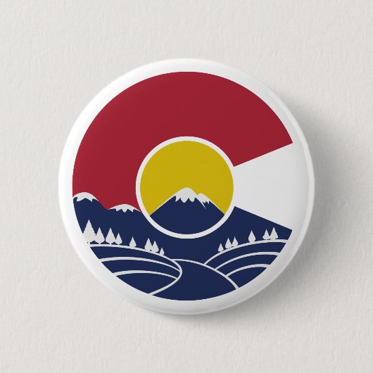 Rocky Mountain Colorado C Ronde Button 5,7 Cm (Voorkant)