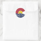Rocky Mountain Colorado C Ronde Sticker (Tas)
