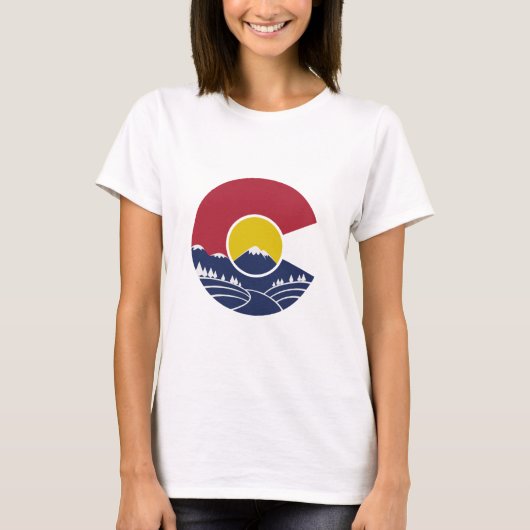 Rocky Mountain Colorado C T-shirt (Voorkant)