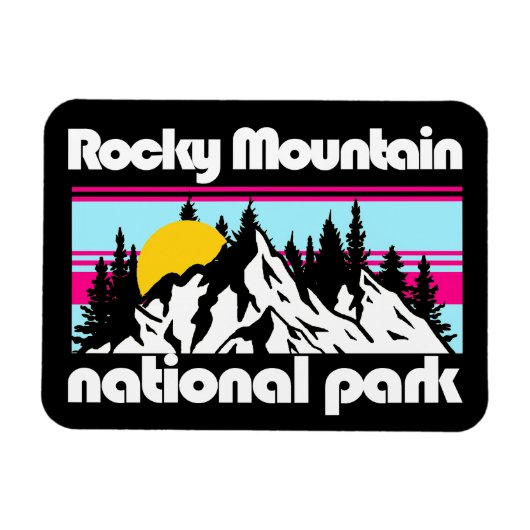 Rocky Mountain, Colorado Magneet (Horizontaal)