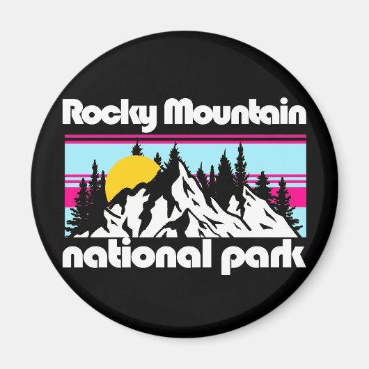 Rocky Mountain, Colorado Magneet (Voorkant)