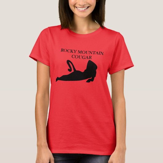 Rocky Mountain Cougar T-shirt (Voorkant)