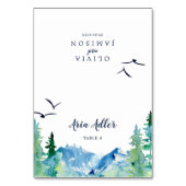 Rocky Mountain Destination Guest Name Place Card Kaart (Voorkant)
