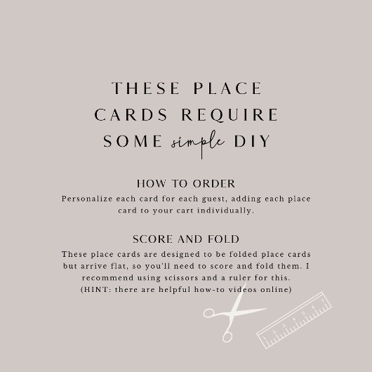 Rocky Mountain Destination Guest Name Place Card Kaart