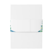 Rocky Mountain Destination Wedding Belly Band Uitnodigingen Wikkel (Achterkant Voorbeeld)