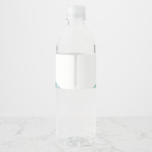 Rocky Mountain Destination Wedding Waterfles Etiket (Achterkant)