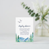 Rocky Mountain Display Douchewandkaart Informatiekaartje (Staand voorkant)