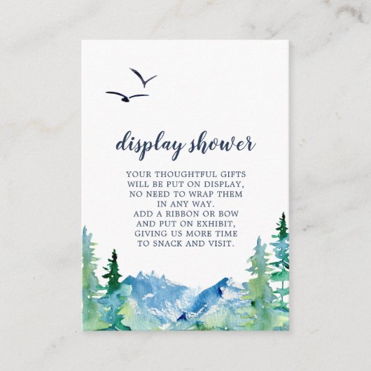 Rocky Mountain Display Shower Enclosure Kaart (Voorkant)