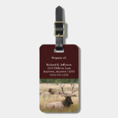 Rocky Mountain Elk Bagagelabel (Voorkant verticaal)