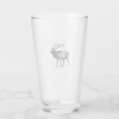 Rocky Mountain Elk Bull Glas (Achterkant)