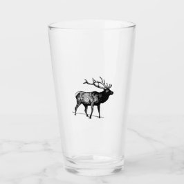 Rocky Mountain Elk Bull Glas