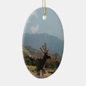 Rocky Mountain Elk Ceramic Ornament (Rechts)