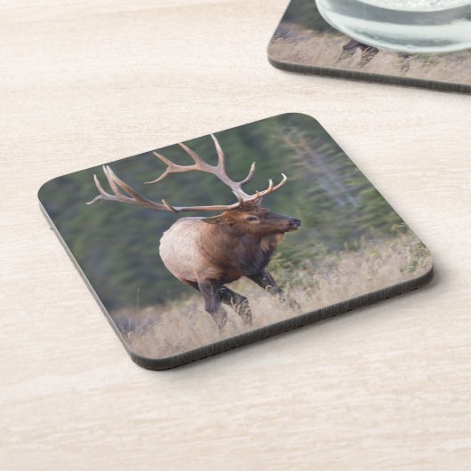 Rocky Mountain Elk Drankjes Onderzetter (Linkerzijde)