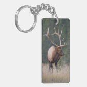 Rocky Mountain Elk Sleutelhanger (Voorkant Links)