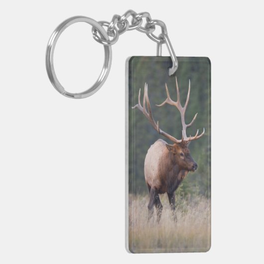 Rocky Mountain Elk Sleutelhanger (Voorkant Links)