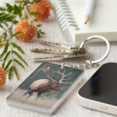 Rocky Mountain Elk Sleutelhanger (Voorkant Rechts)