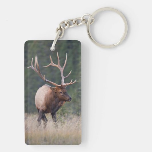 Rocky Mountain Elk Sleutelhanger (achterkant)