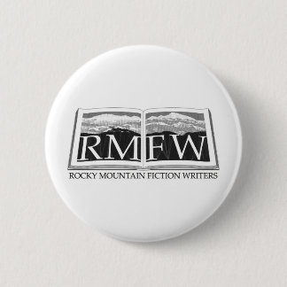 Rocky Mountain Fiction Writers Logo Draag Ronde Button 5,7 Cm