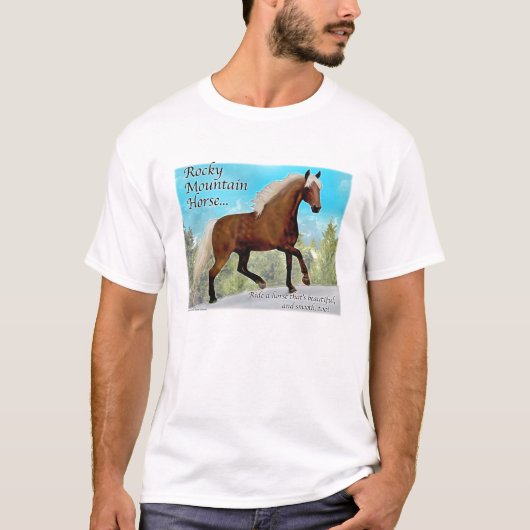 Rocky Mountain Gaited Horse T-shirt (Voorkant)