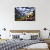 Rocky Mountain Goat Canvas Afdruk (Insitu (Slaapkamer))