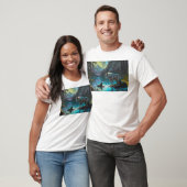 Rocky Mountain Grey Wolf Art T-shirt (Unisex)