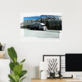 Rocky Mountain Hauler - vrachtwagenchauffeur Poster (Thuiskantoor)