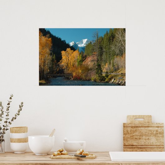 ROCKY MOUNTAIN HERFST FOTO POSTER (Keuken)