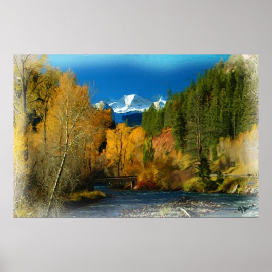 ROCKY MOUNTAIN HERFST PRINT (Voorkant)