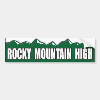 Rocky Mountain High Bumpersticker