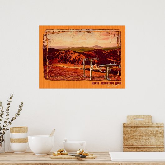Rocky Mountain High Poster (Keuken)