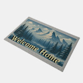 “ROCKY MOUNTAIN HOME" Binnen/Buiten Deurmat (Schuin)