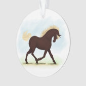 Rocky Mountain Horse Equestrian Ornament (voorkant)