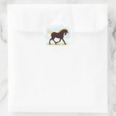 Rocky Mountain Horse Equestrian Ronde Sticker (Tas)