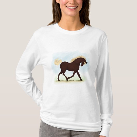 Rocky Mountain Horse Equestrian T-shirt (Voorkant)