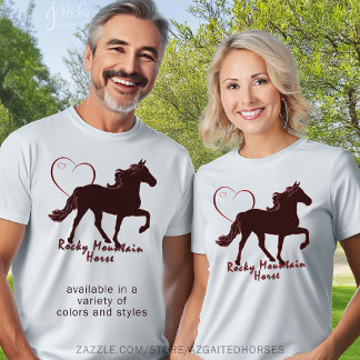 Rocky Mountain Horse Hearts T-shirt