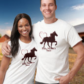 Rocky Mountain Horse Hearts T-shirt