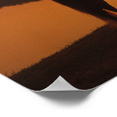 Rocky Mountain Horse in Sunset Poster (Hoek)