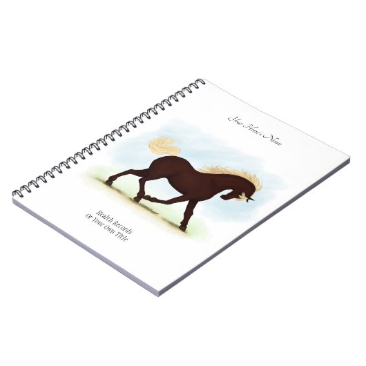 Rocky Mountain Horse Persoonlijk Eigenaarsjournaal Notitieboek (Linkerzijde)