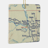 Rocky Mountain House AB  kaart Keramisch Ornament (Rechts)