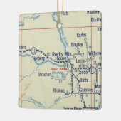 Rocky Mountain House AB  kaart Keramisch Ornament (Links)