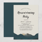 Rocky Mountain Housewarming Party Uitnodiging (Voorkant / Achterkant)