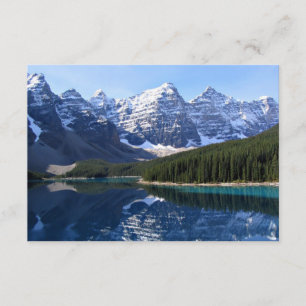 Rocky Mountain Lake Country Weddenschap RSVP-kaart RSVP Kaartje